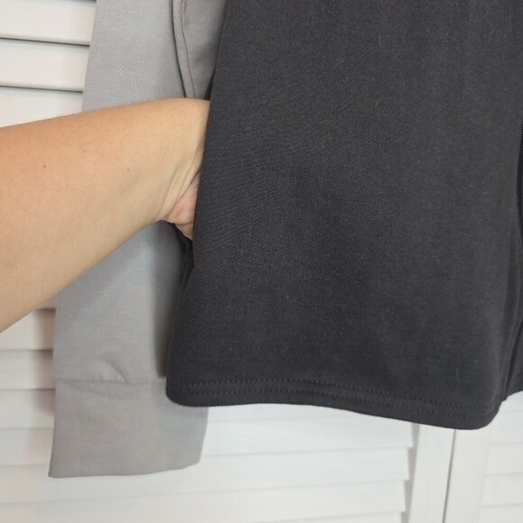 KENNETH COLE NY Gray Colorblock Zip Cotton Jacket Stand Collar Men Medium Sporty - Picture 5 of 14